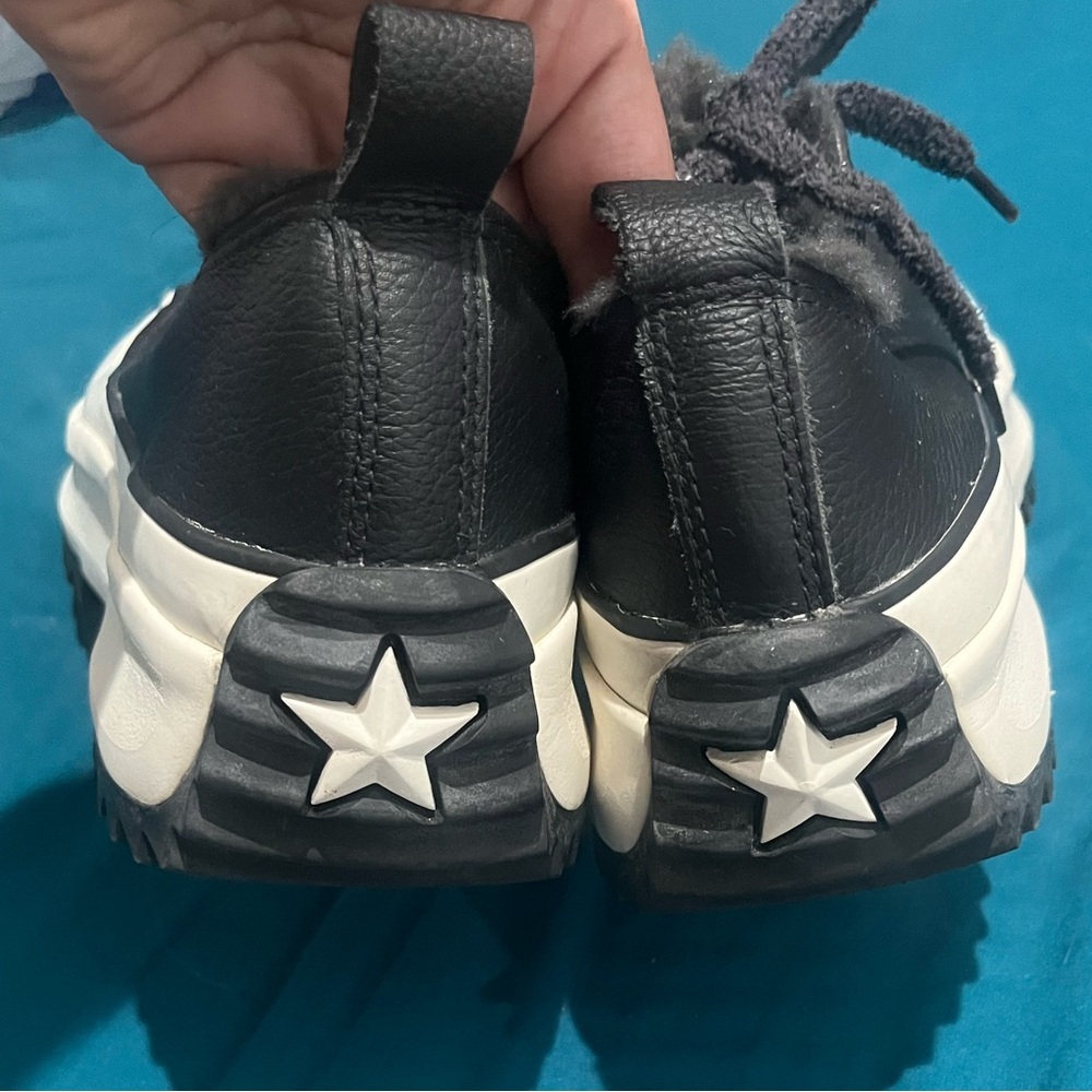 Converse Run Star Hike Low Cozy Club Almost Black Shoes Size mens 9.5 womens 11 - Picture 5 of 15
